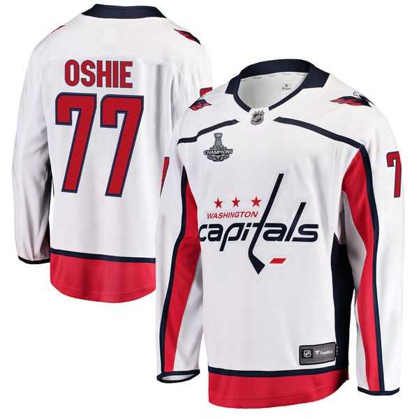 Capitals 77 T.J. Oshie White 2018 Stanley Cup Champions Adidas Jersey,We sell and wholesale Capitals 77 T.J. Oshie White 2018 Stanley Cup Champions Adidas Jersey on line form chian!